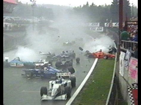spa 1998|1998 belgium f1 crash.
